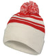 Pacific Headwear Knit Fold Over Pom-Pom Beanie